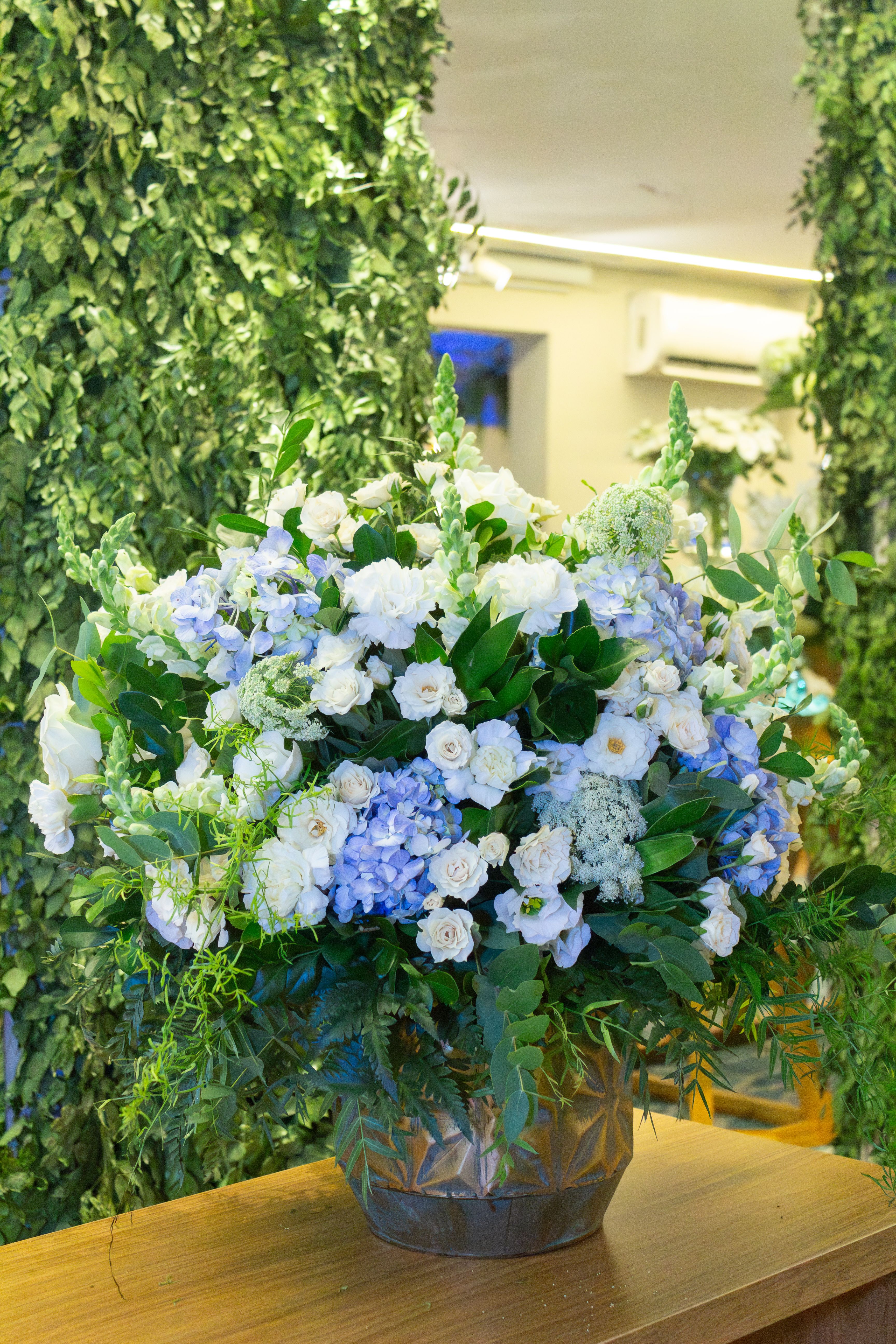 Caja de Flores Azules